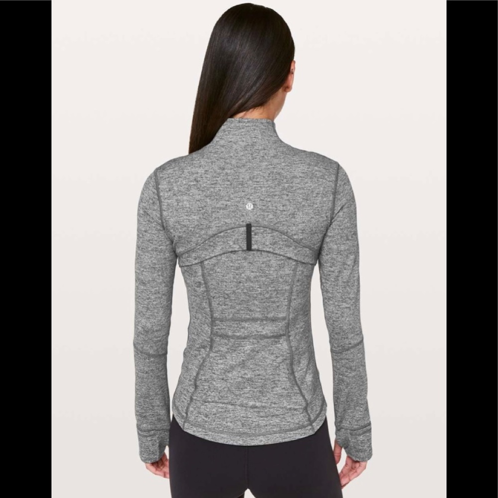 🍒LULULEMON DEFINE Jacket HEATHERED BLACK sz 6 Black Gray Slate - Picture 7 of 7